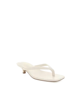 Amy Kitten Heels | Ivory