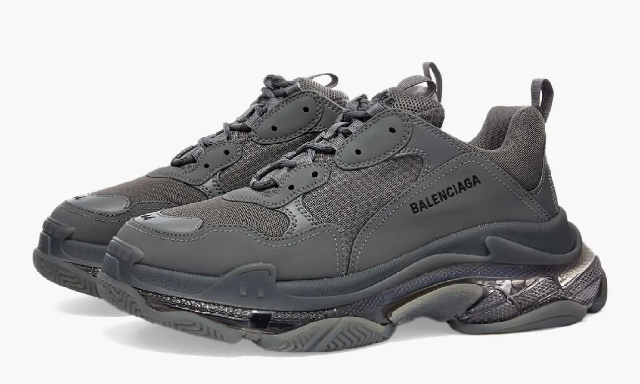 Balenciaga Triple S "Clear Sole Grey"