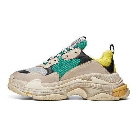 Balen*ciaga Triple-S "Green/Yellow"