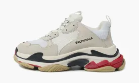 Balenciaga Triple S "White Black Red"
