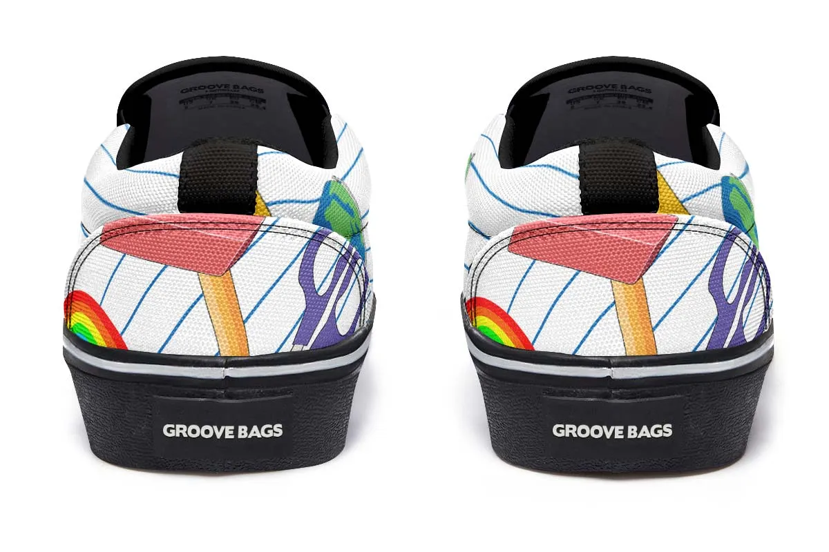 Bold Teacher Slip-On Shoes