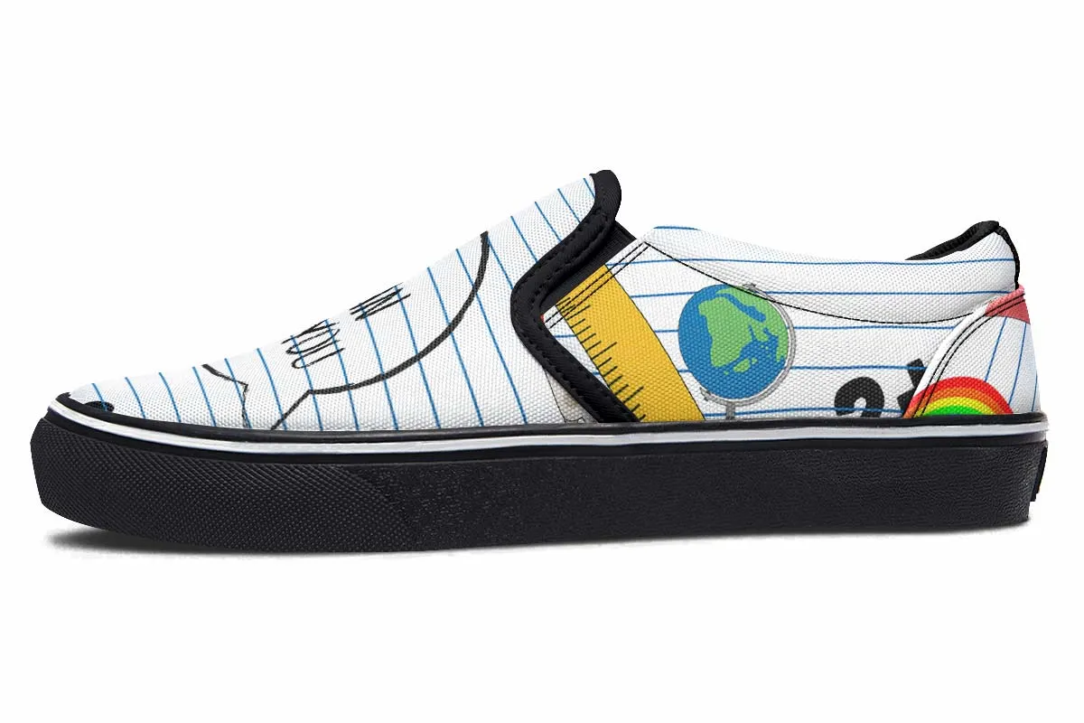 Bold Teacher Slip-On Shoes