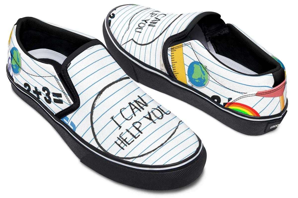 Bold Teacher Slip-On Shoes