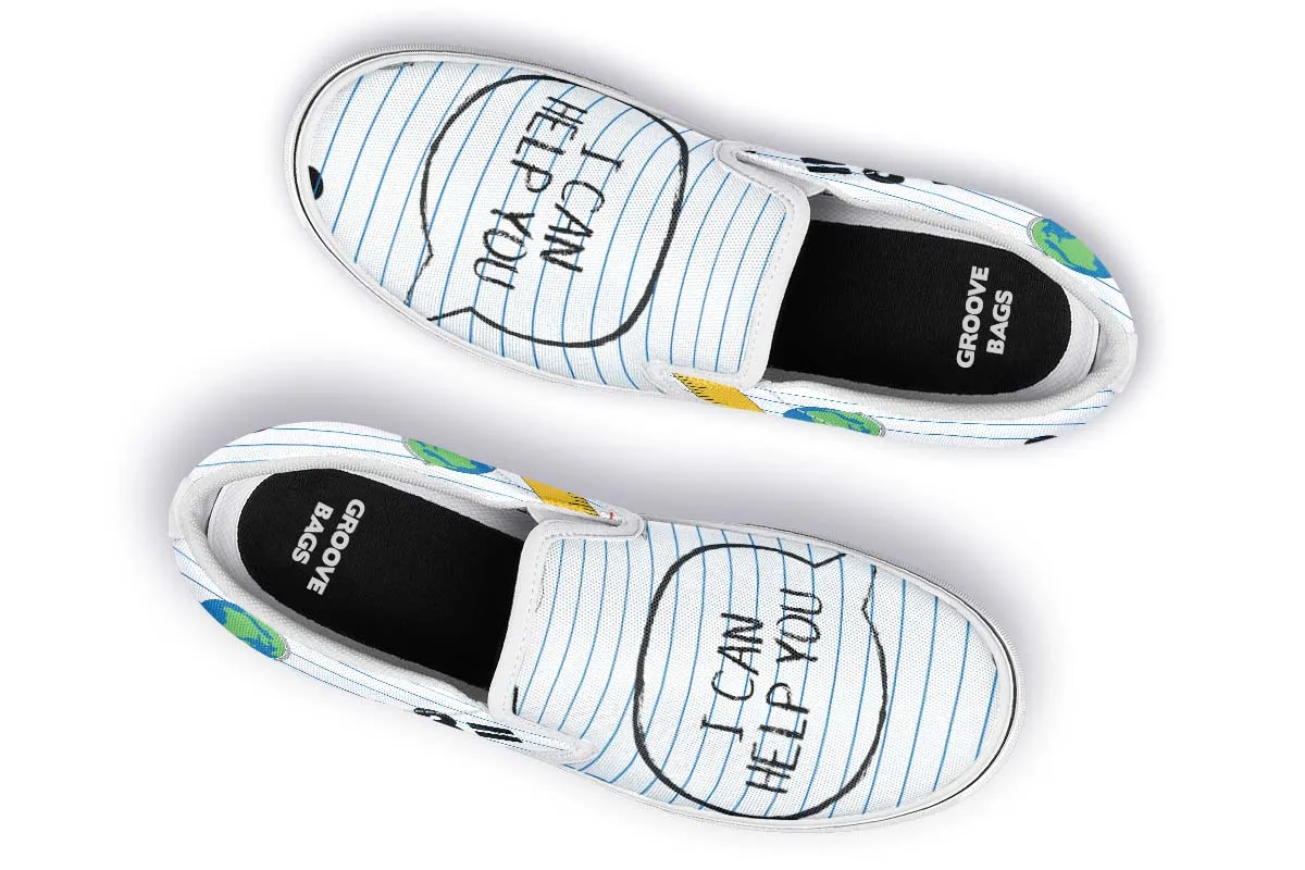 Bold Teacher Slip-On Shoes