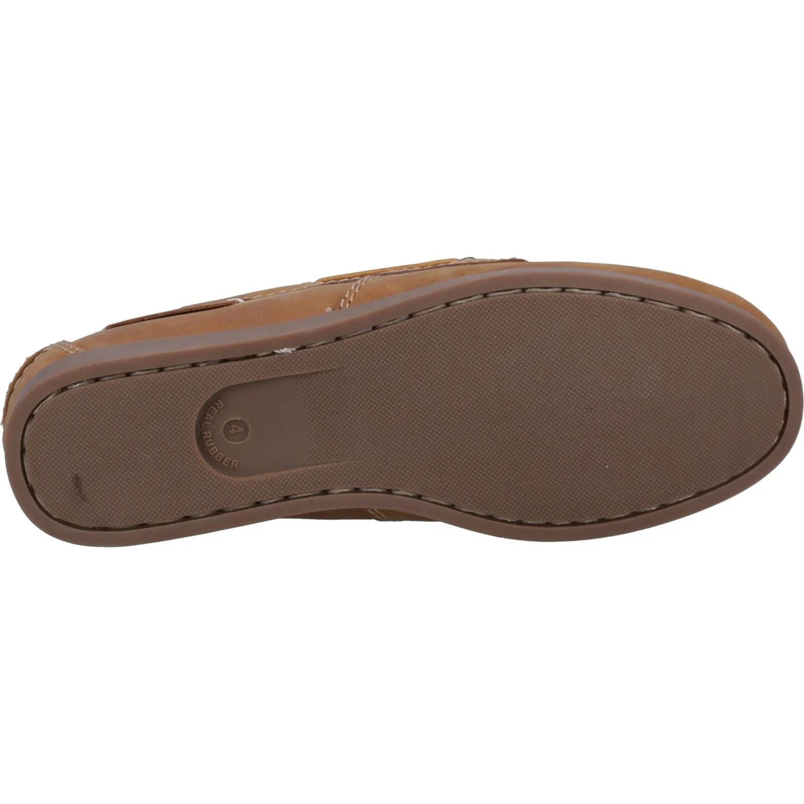 Cotswold Waterlane Leather Women's Camel Boat Shoes