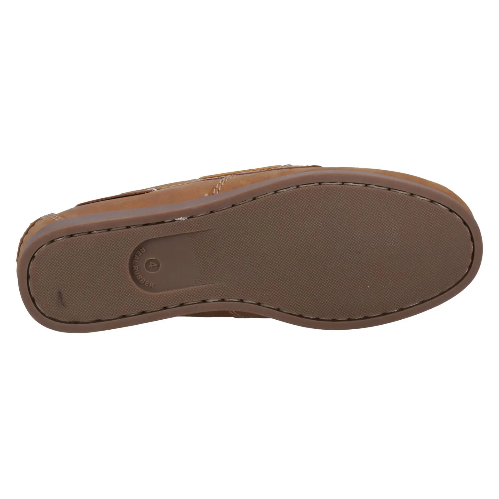 Cotswold Waterlane Leather Women's Camel Boat Shoes