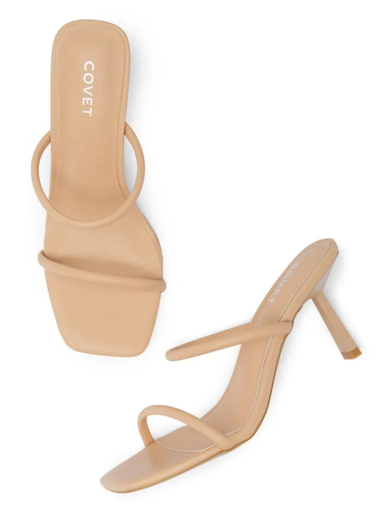 EDEN Nude Kitten Heels