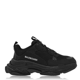 Kids Balenciaga Triple S Black