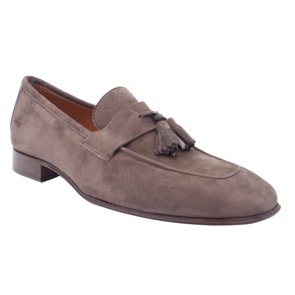 Men’s Suede Moccasin Camoscio Taupe (MER8633)