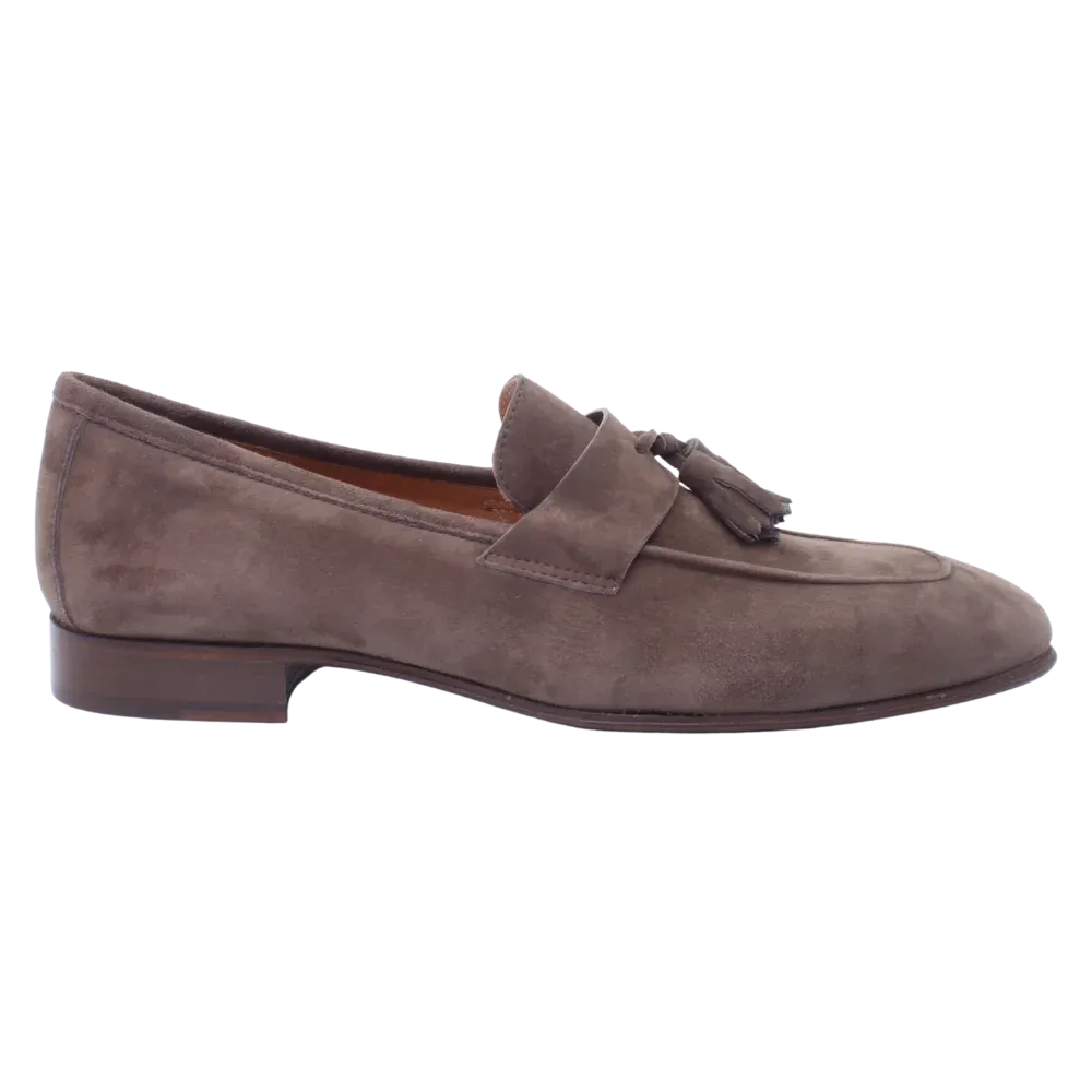 Men’s Suede Moccasin Camoscio Taupe (MER8633)
