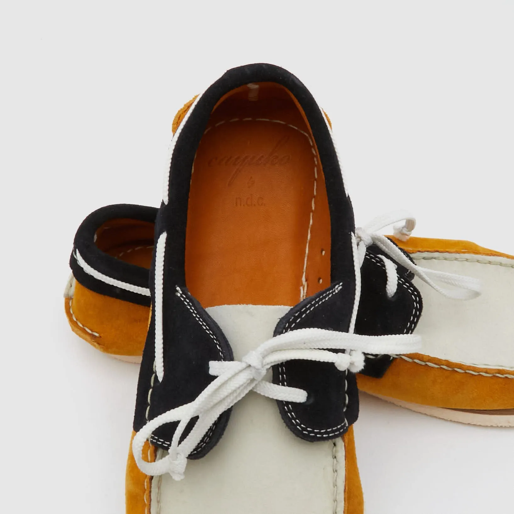 n.d.c. made by hand Cayuko Special Hard Washed Boat Shoes
