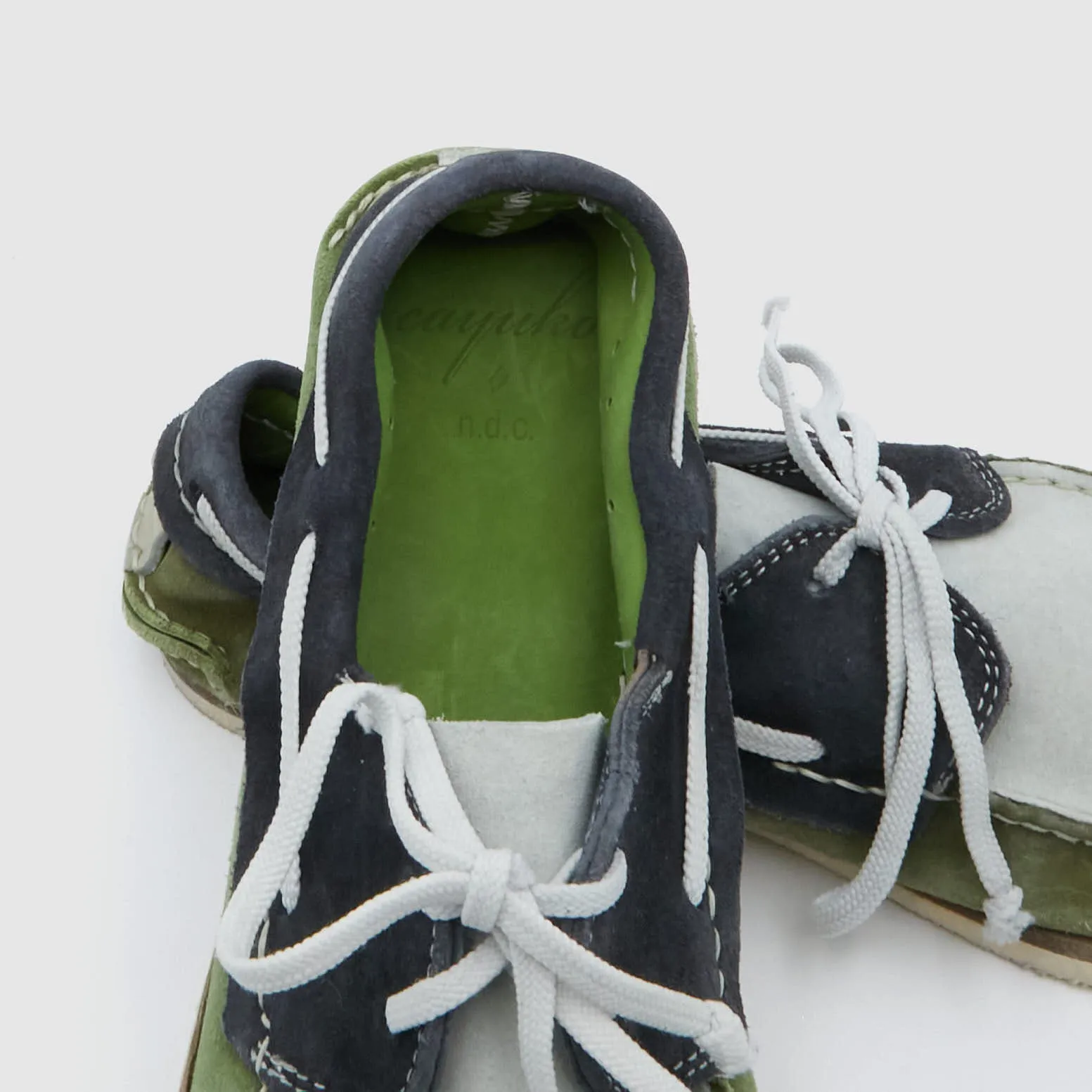 n.d.c. made by hand Cayuko Special Hard Washed Boat Shoes