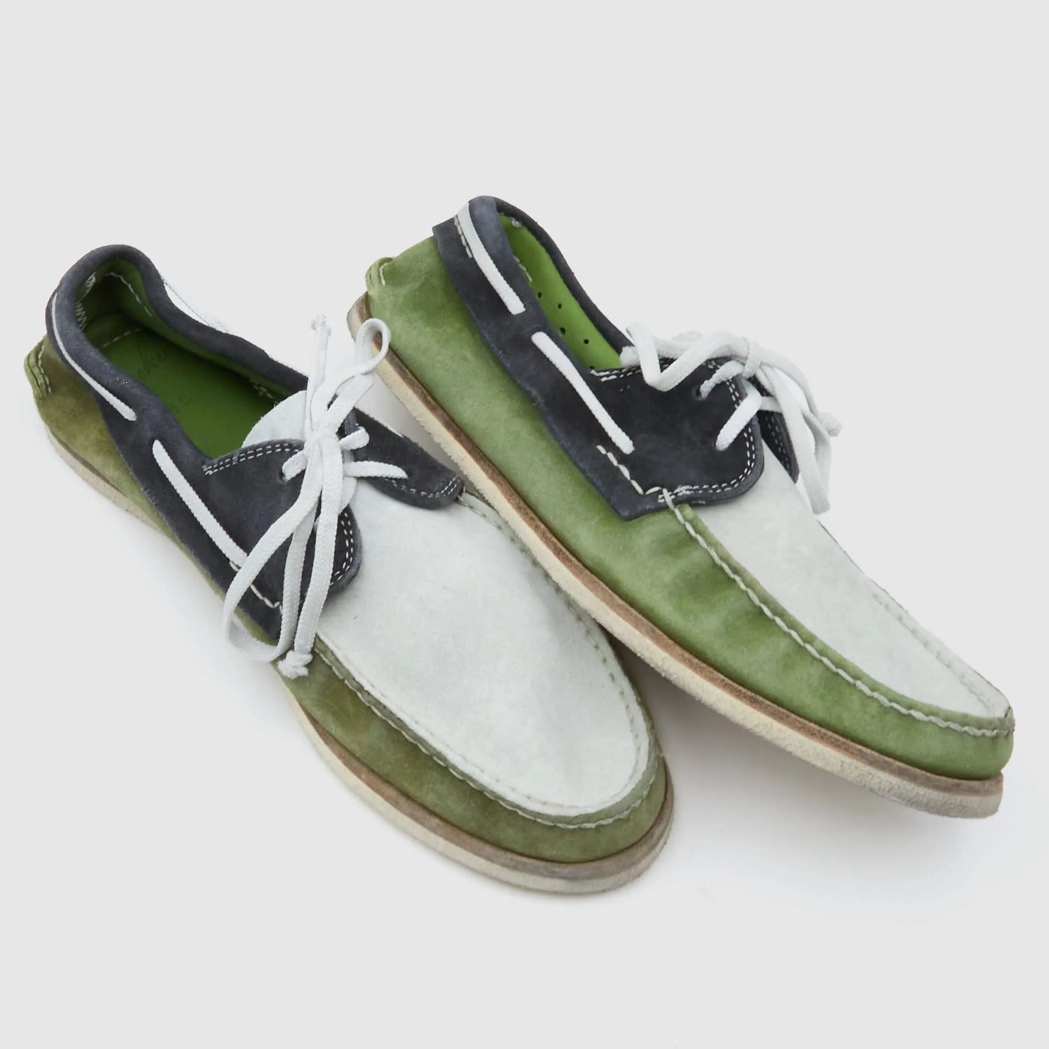 n.d.c. made by hand Cayuko Special Hard Washed Boat Shoes