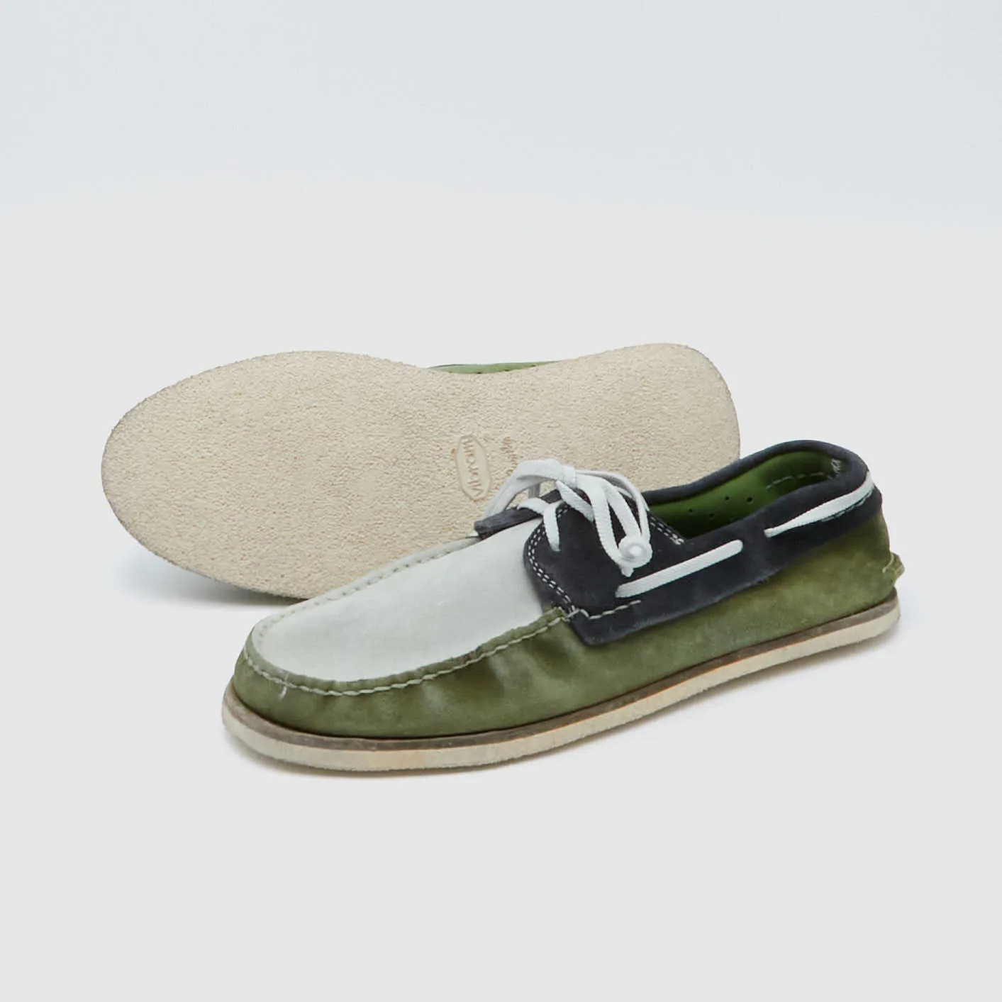 n.d.c. made by hand Cayuko Special Hard Washed Boat Shoes