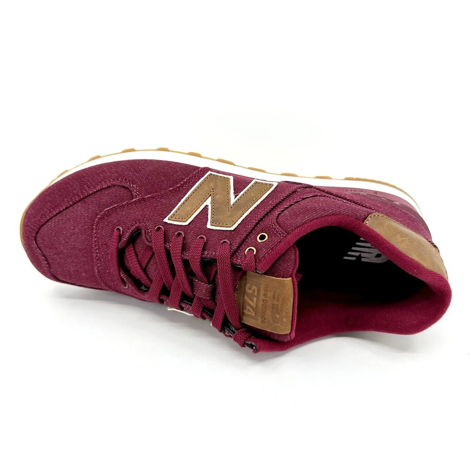 New Balance 574 Classics Beet Red Brown Mens Lifestyle Sneakers ML574TXD
