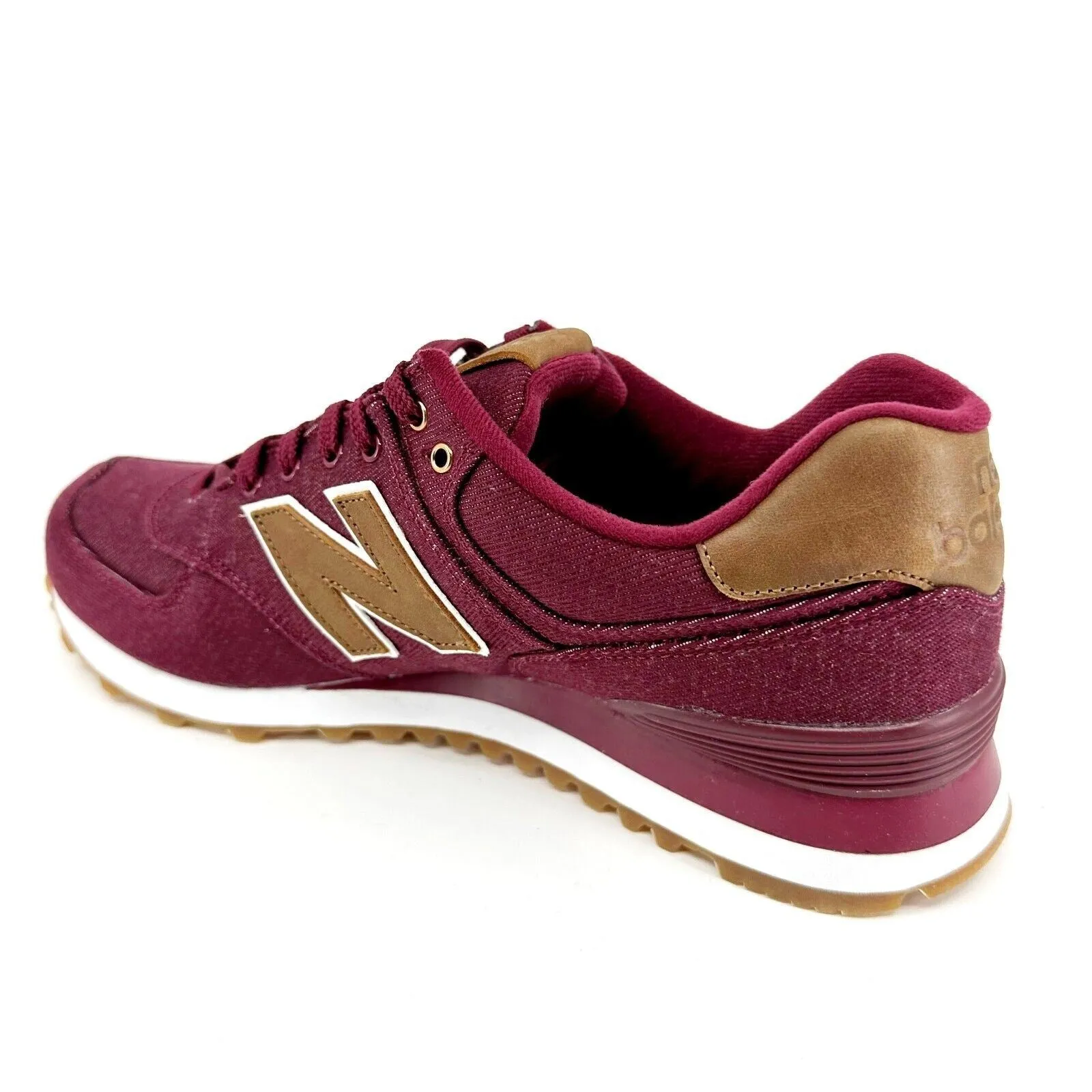 New Balance 574 Classics Beet Red Brown Mens Lifestyle Sneakers ML574TXD