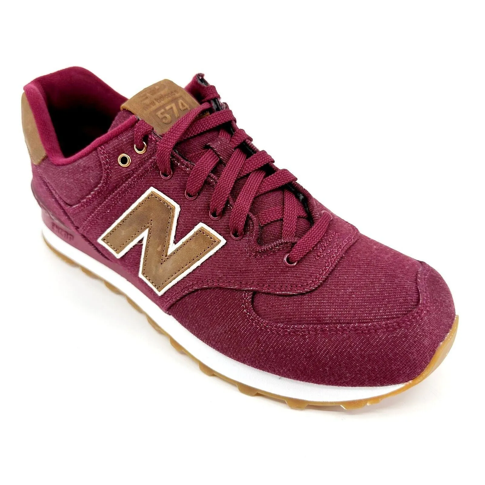 New Balance 574 Classics Beet Red Brown Mens Lifestyle Sneakers ML574TXD