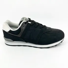 New Balance 574 Classics Black White Kids Size 5 Running Sneakers KL574A1G