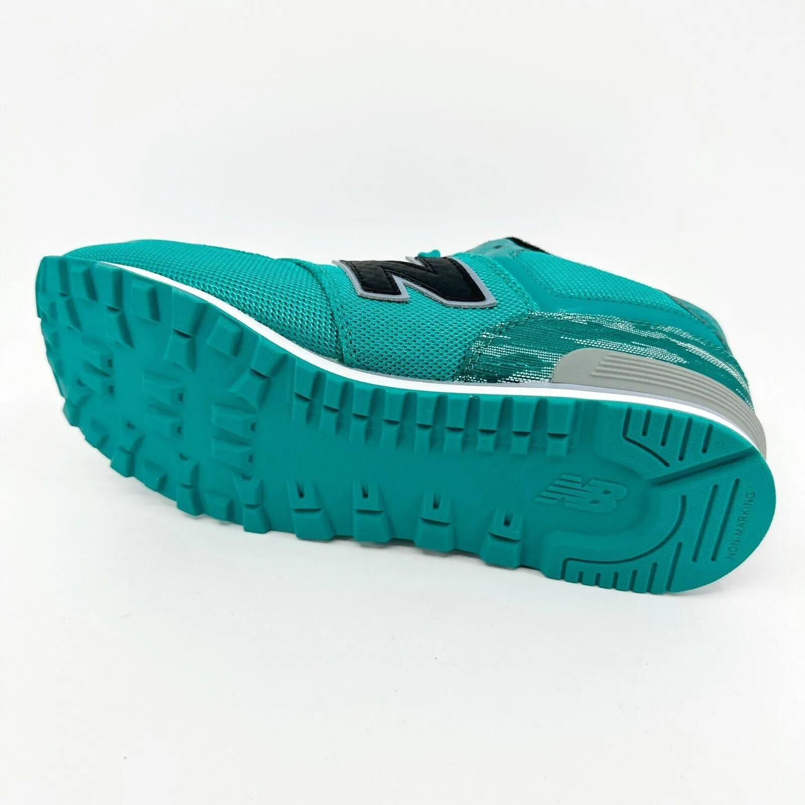 New Balance 574 Classics Green Teal Black Kids Running Sneakers KL574SDG