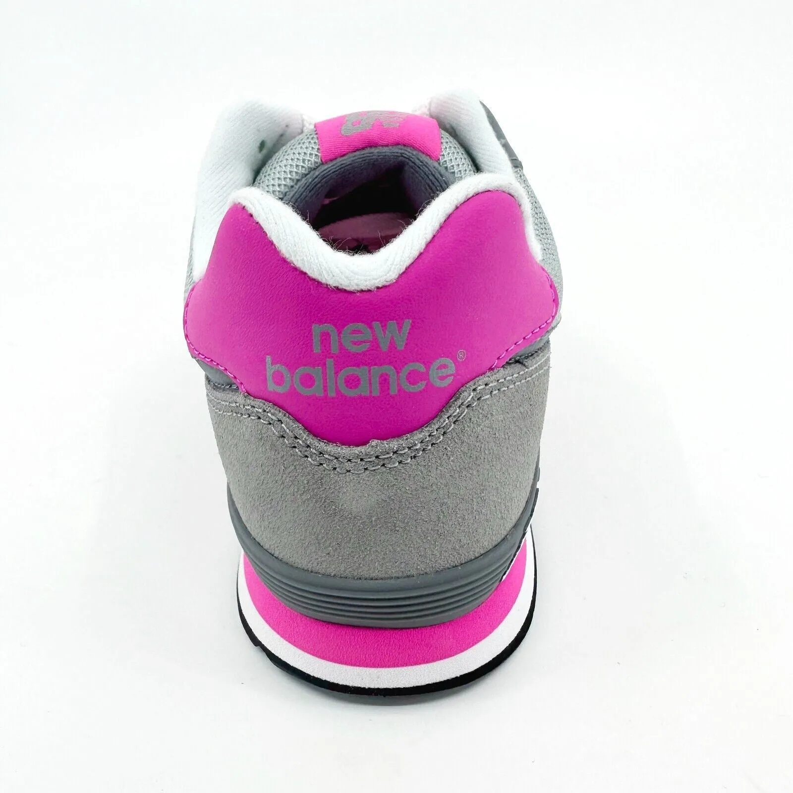 New Balance 574 Classics Grey Pink Suede Kids Running Sneakers KL574CDG
