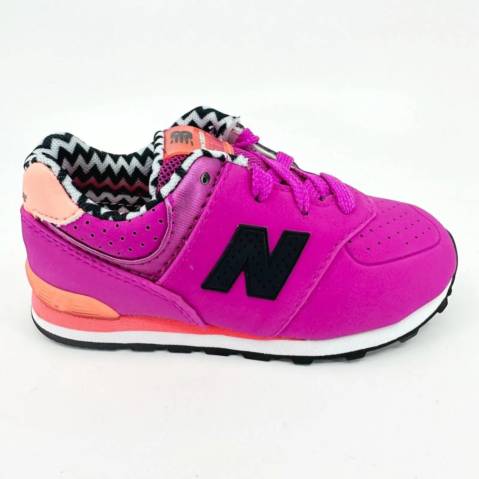 New Balance 574 Classics Magenta Pink Infant Casual Sneakers KL574A3I