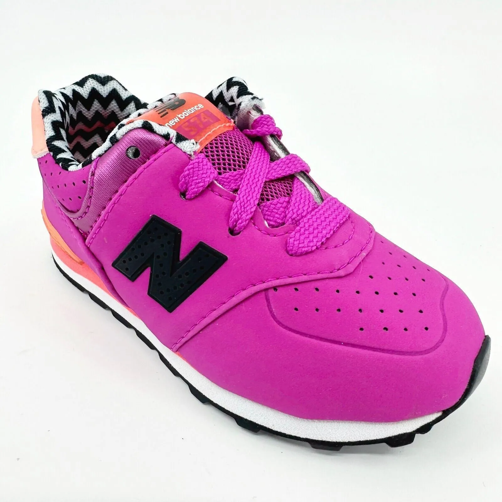 New Balance 574 Classics Magenta Pink Infant Casual Sneakers KL574A3I