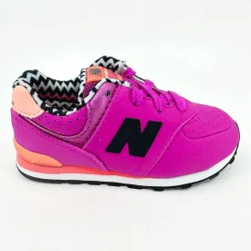 New Balance 574 Classics Magenta Pink Infant Casual Sneakers KL574A3I
