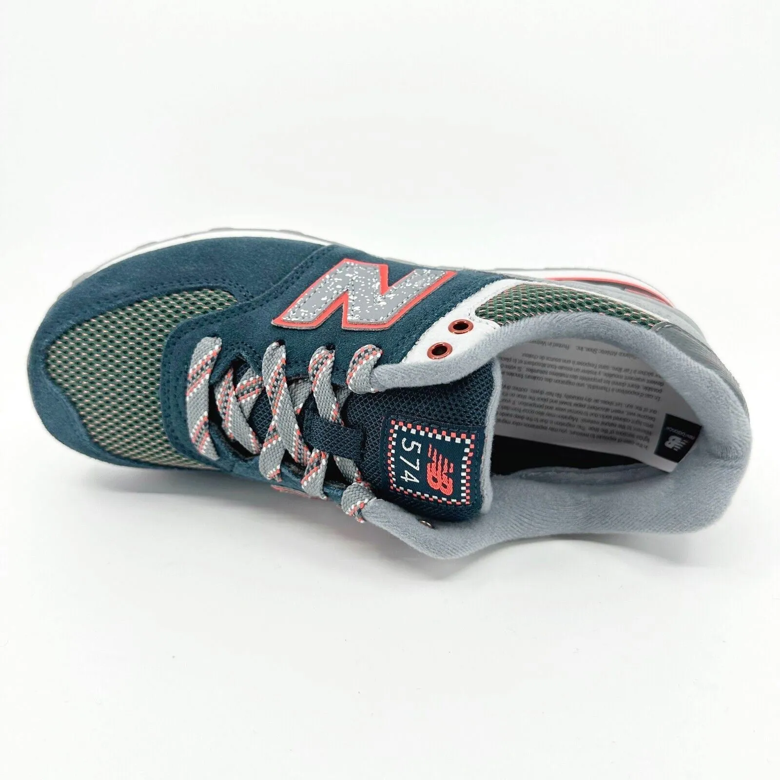 New Balance 574 Classics Navy Blue Grey Kids Running Sneakers KL57401P
