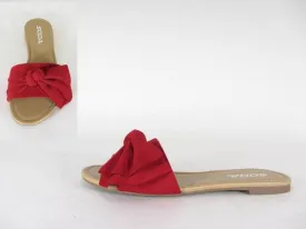 Red Slip on Sandals