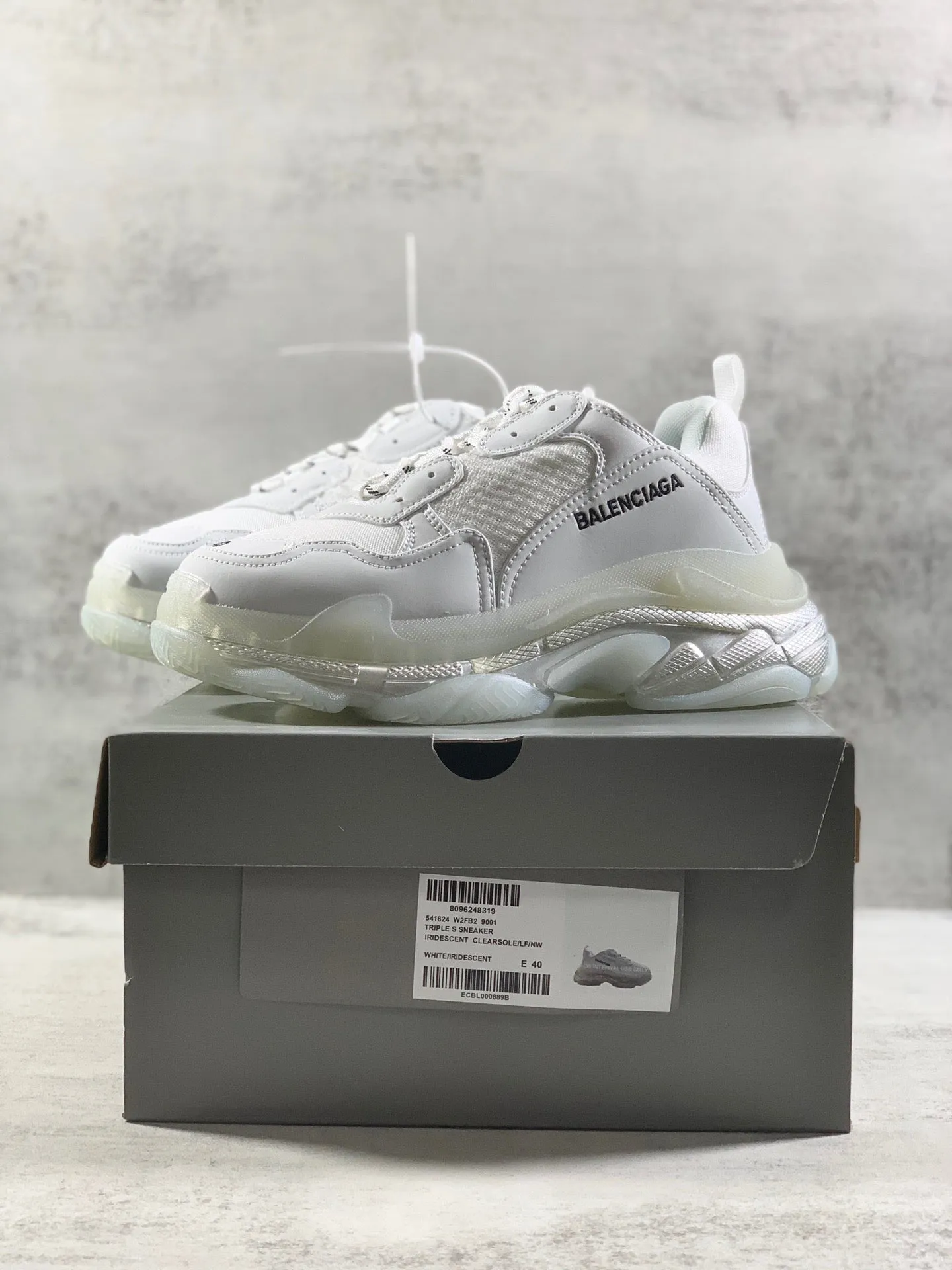 SE946 Women's Triple S Clear Sole