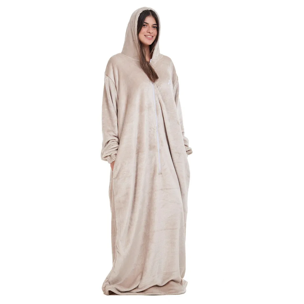 Snuggs Monk Wearable Blanket Beige
