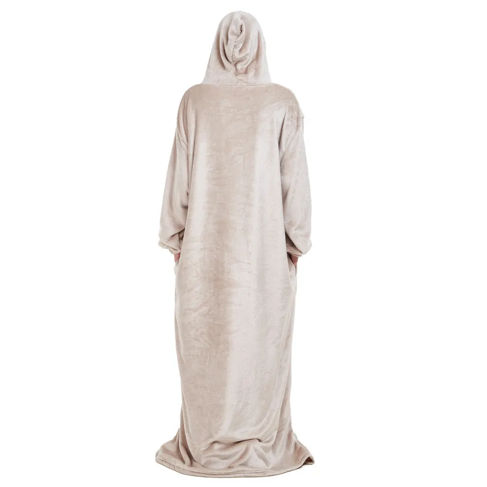 Snuggs Monk Wearable Blanket Beige