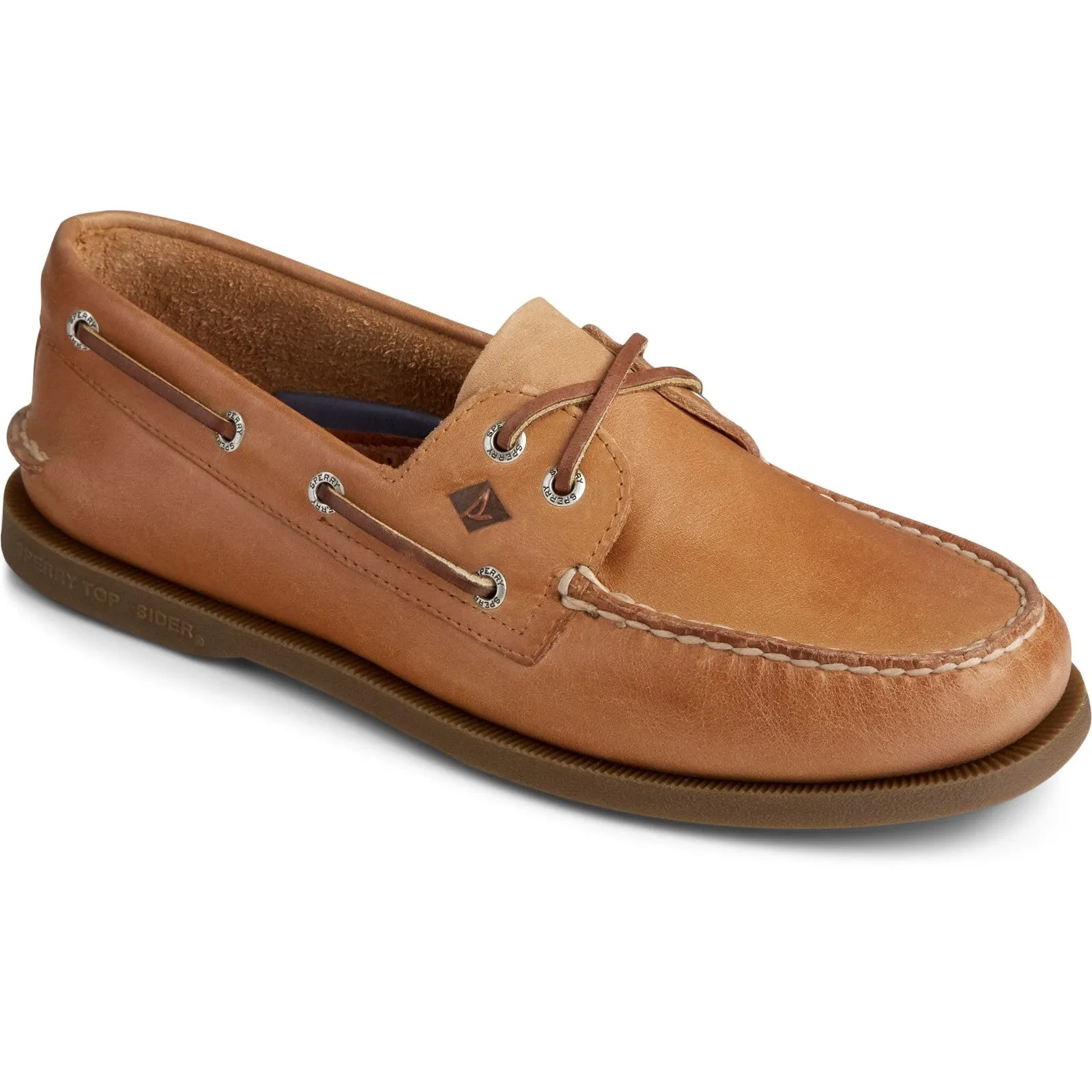 Sperry Mens Authentic Original Leather Boat Shoes - Tan