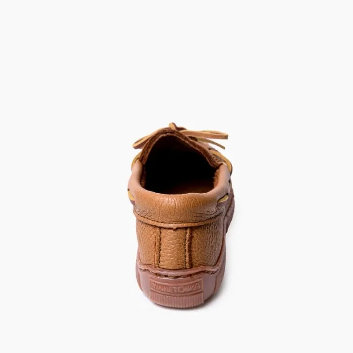 Women's Minnetonka Moosehide Classic Natural Moccasin